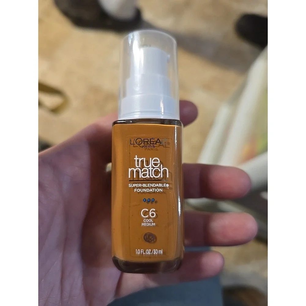 L'Oreal True Match Super-Blendable Foundation C6 Cool Medium 1.0 Fl Oz New